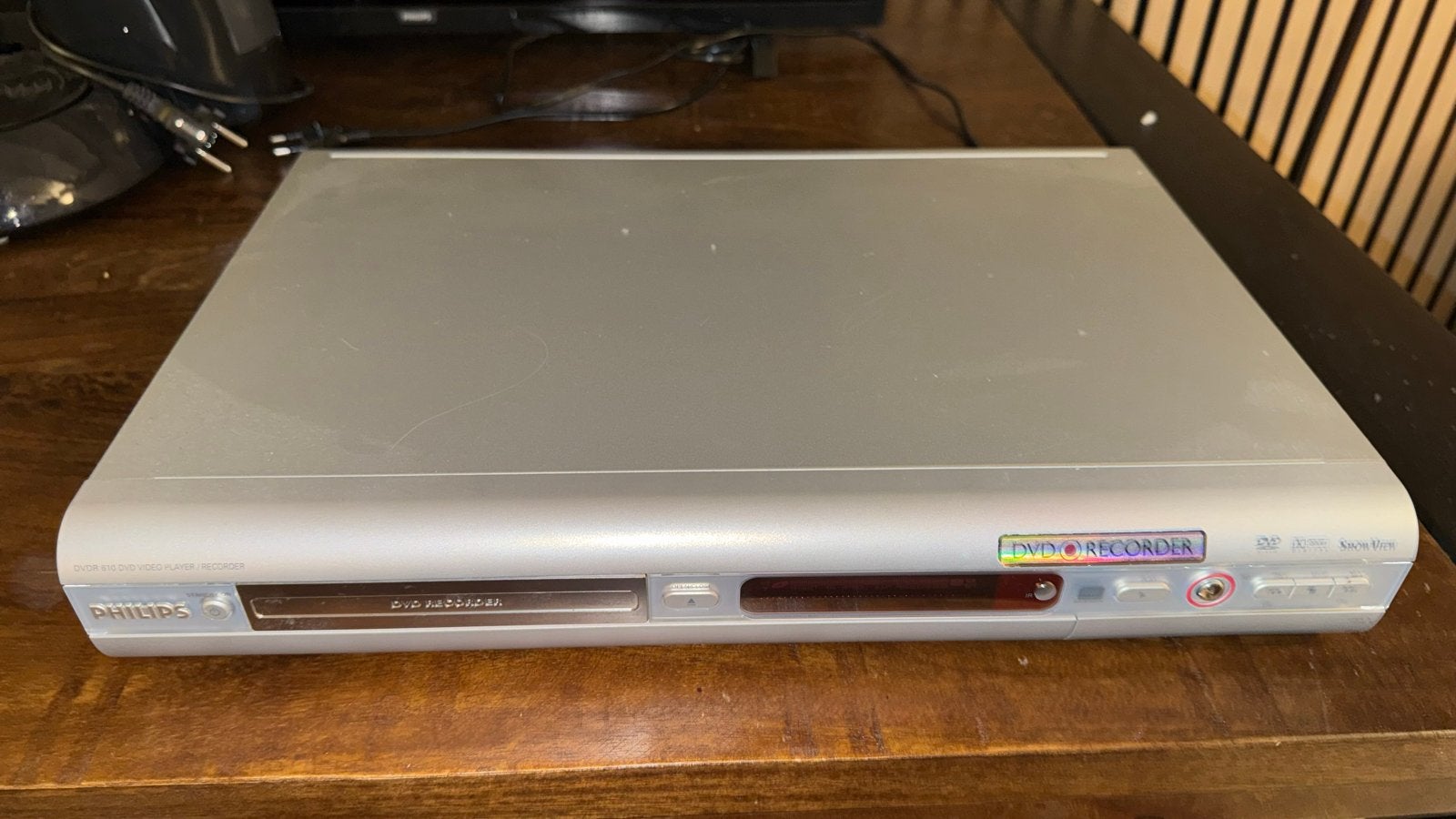 Philips DVD Recorder - Zilverkleurig, Goede Staat, Ophalen, Gebruikt, Dvd-recorder, Philips