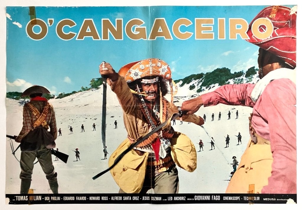 O Cangaceiro (1969) - Spaghetti Western - Filmposters, Ophalen of Verzenden, Gebruikt, A1 t/m A3, Film en Tv