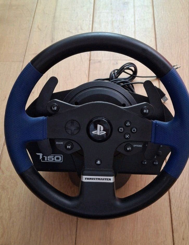 Thrustmaster T150 Force Feedback Racestuur PS3/PS4/PC, Spelcomputers en Games, Ophalen of Verzenden, Gebruikt, Stuur of Pedalen