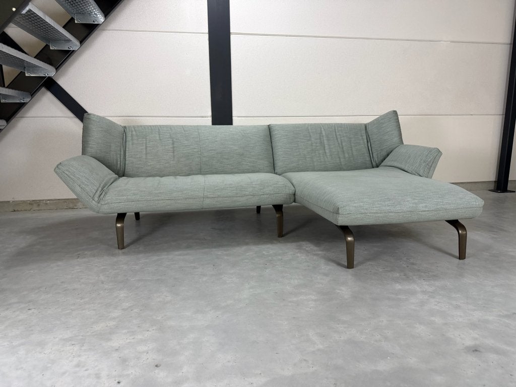 Leolux Devon chaise longue bank - als nieuw, Ophalen, 250 tot 300 cm, Kunststof, Nieuw