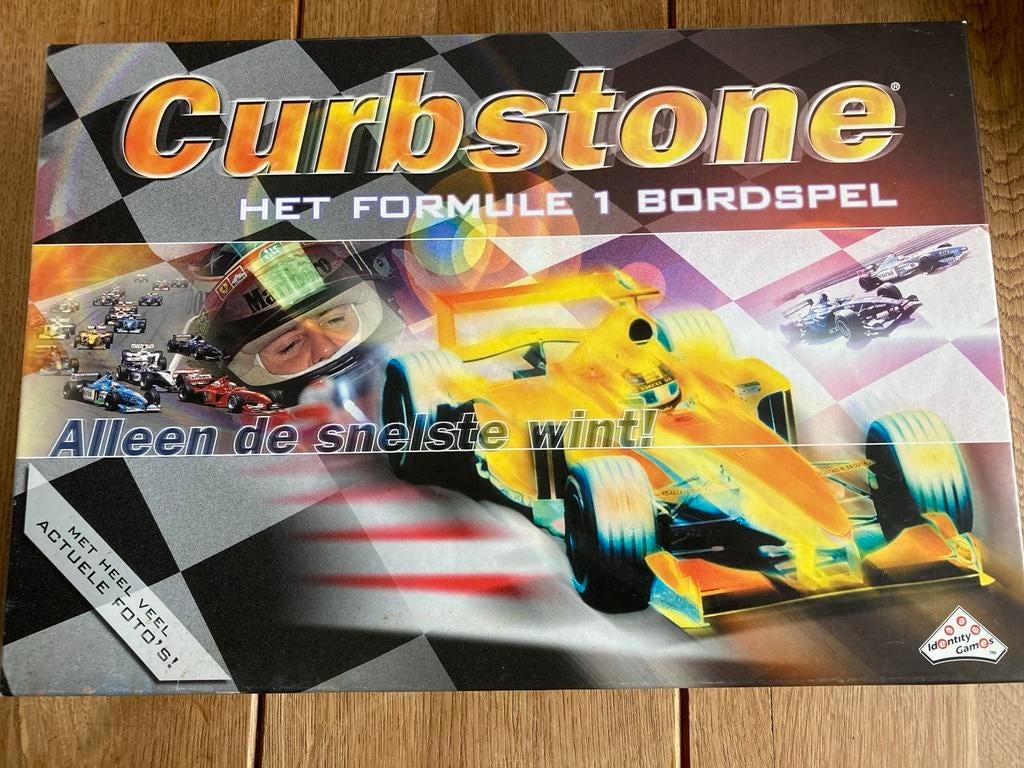 Curbstone: Het Formule 1 Bordspel - Snelheid en Strategie, Drie of vier spelers, Ophalen of Verzenden, Gebruikt