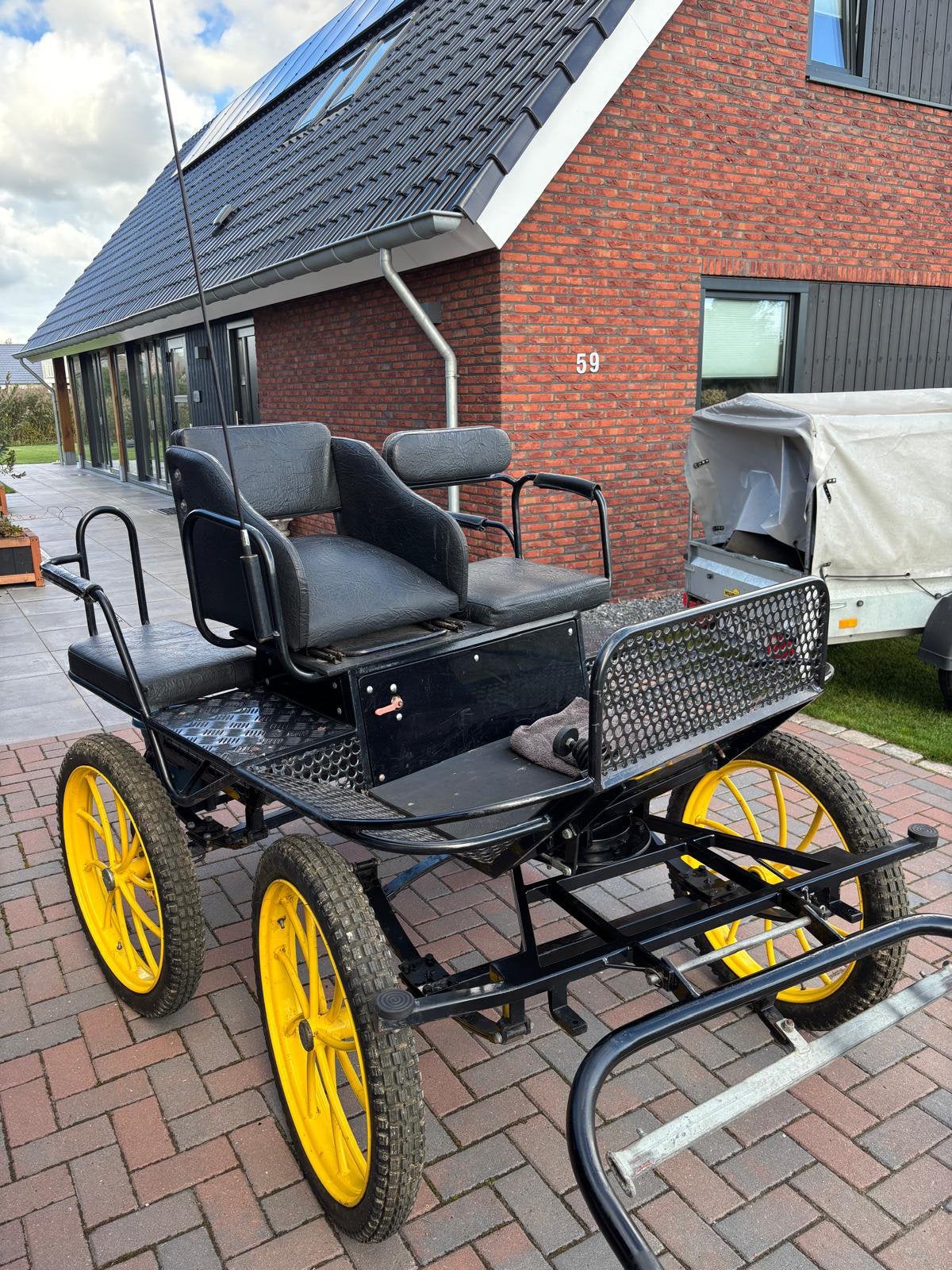 Marathonwagen, Dieren en Toebehoren, Gebruikt, Marathonwagen, Paard