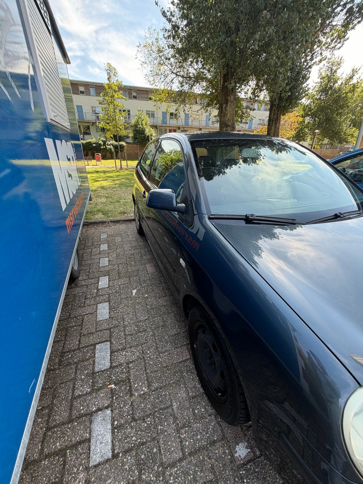 Volkswagen Polo 1.4 55KW 2004 Blauw, Auto's, Voorwielaandrijving, 4 cilinders, Blauw, Origineel Nederlands