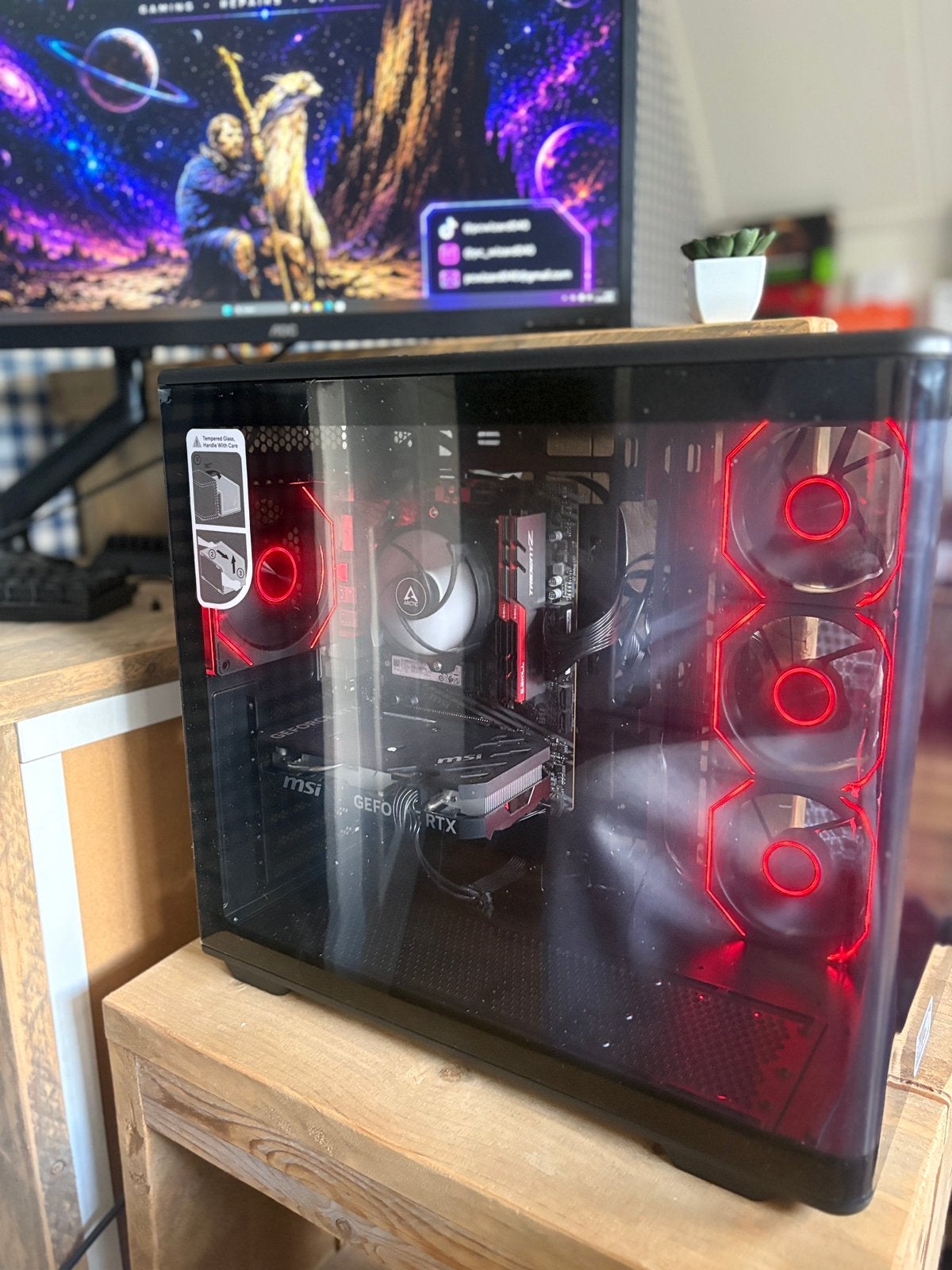 RTX 4060 pc, Computers en Software, Ophalen, Zo goed als nieuw, Gaming, SSD