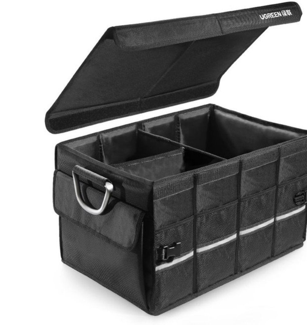 Zwarte koffer organiser opberg box, Ophalen, Zo goed als nieuw