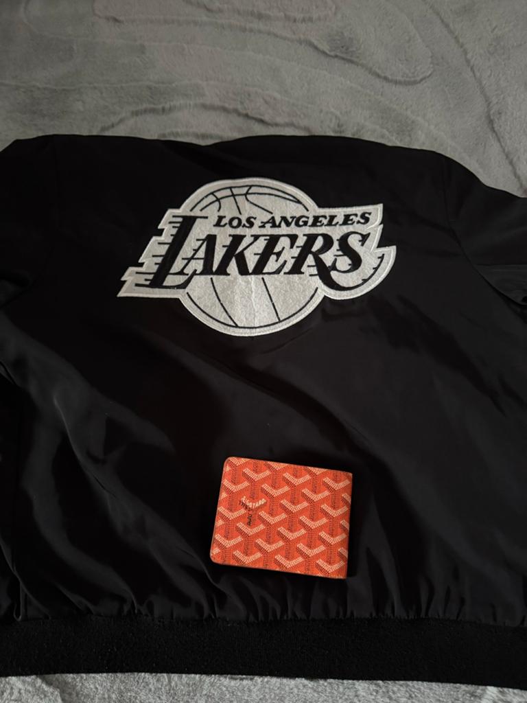 LA Lakers jas met Goyard portemonnee, Kleding | Heren, Ophalen, Gedragen, Overige maten, Zwart