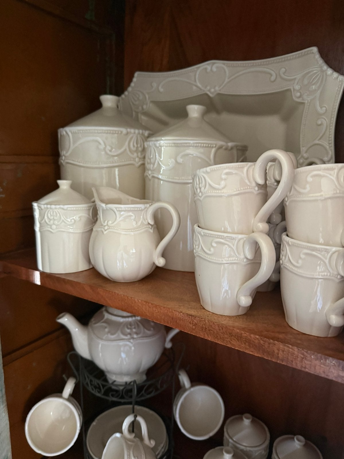 Volledig servies, Ophalen
