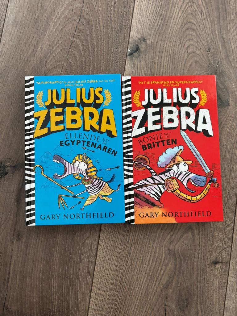 Julius Zebra: Ellende met Egyptenaren & Bonje met Britten, Ophalen of Verzenden, Zo goed als nieuw, Fictie