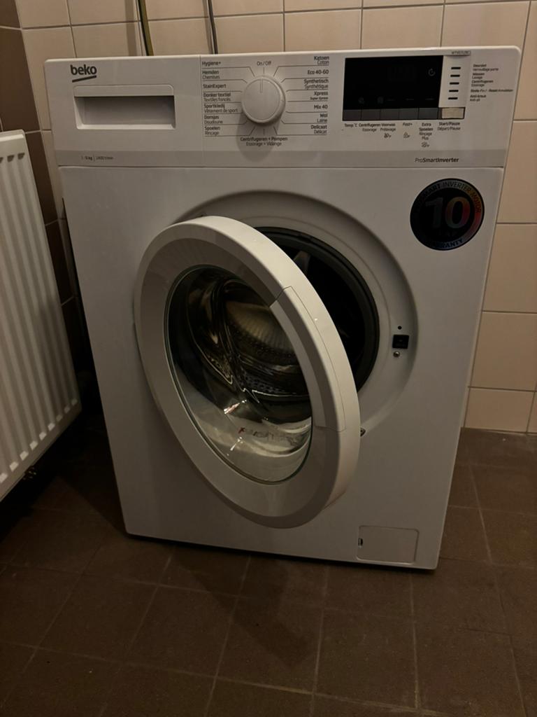Wasmachine beko, Ophalen of Verzenden, Zo goed als nieuw, 1200 tot 1600 toeren, Minder dan 85 cm