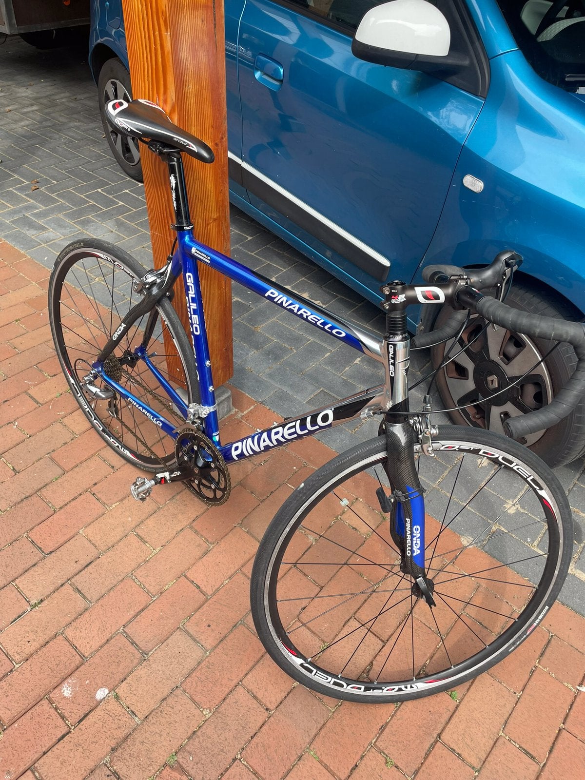 Pinarello Galileo, Fietsen en Brommers, 28 inch, Gebruikt, Velgrem, 57 tot 61 cm