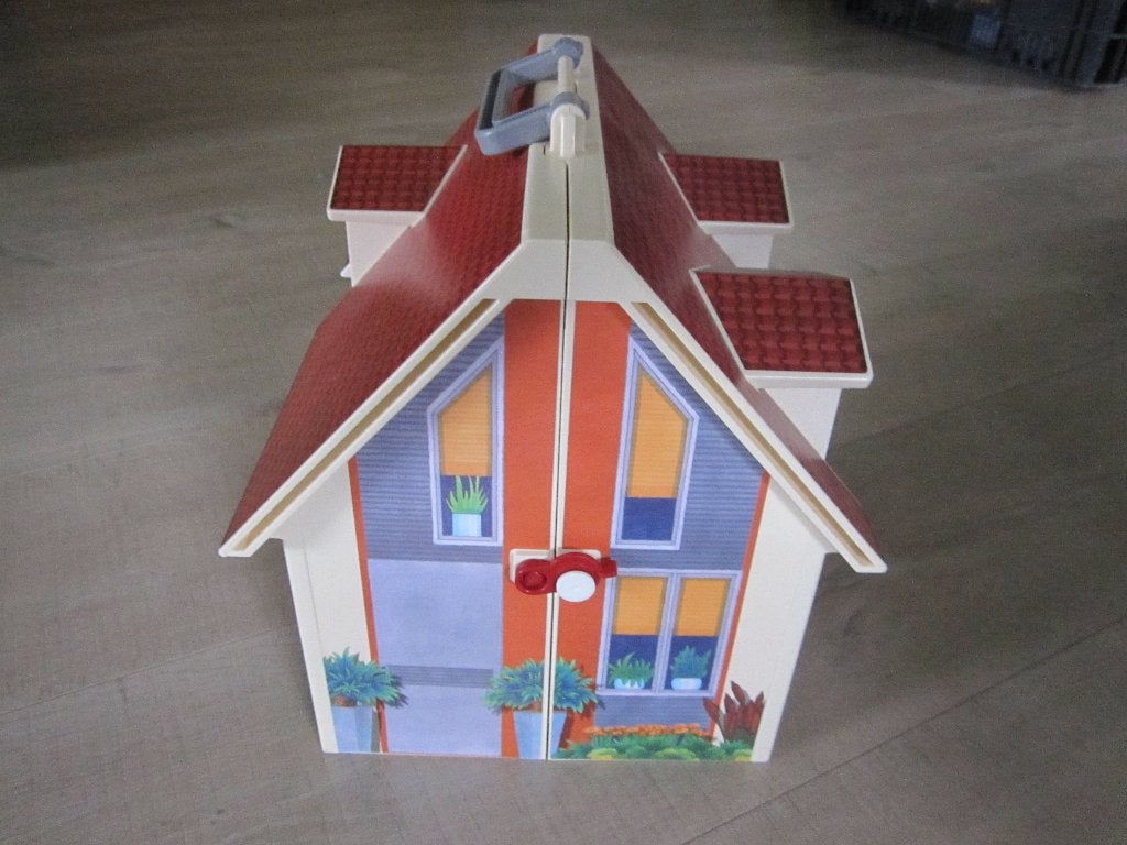 Playmobil meeneemhuis incl. accessoires en poppetjes., Ophalen of Verzenden, Gebruikt