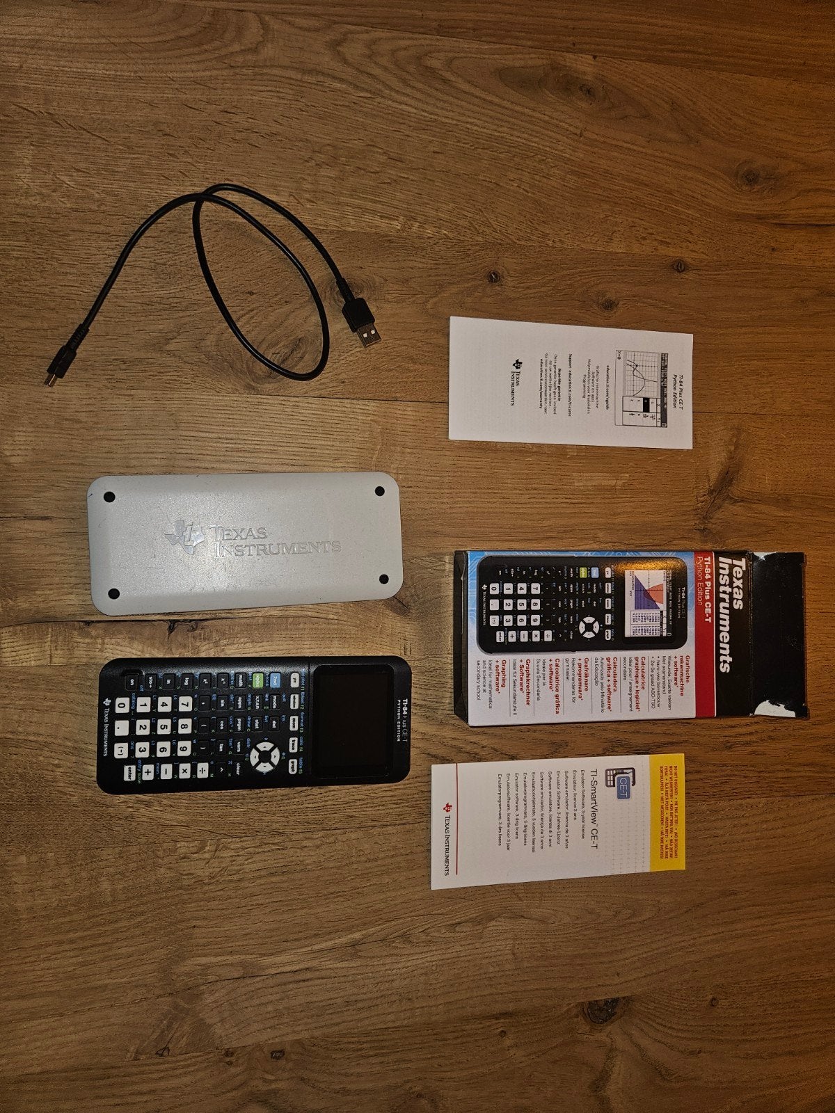 Texas-Instruments TI-84 Plus CE-T Python Edition in zeer goe, Ophalen of Verzenden, Grafische rekenmachine, Gebruikt