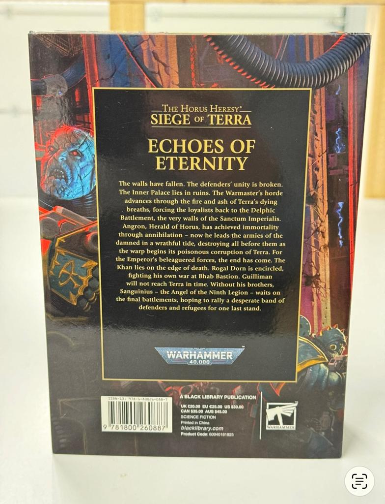 Echoes Of Eternity Horus Heresy Warhammer 40K HARDCOVER Vol7, Hobby en Vrije tijd, Wargaming, Nieuw, Ophalen of Verzenden, Warhammer 40000