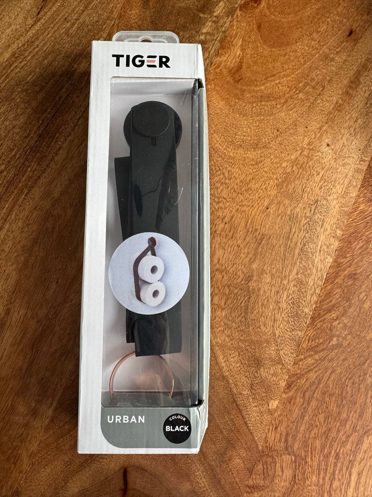 Nieuw: Tiger Urban toiletrol houder zwart, Nieuw, Ophalen, Toilet-accessoire, Overige merken