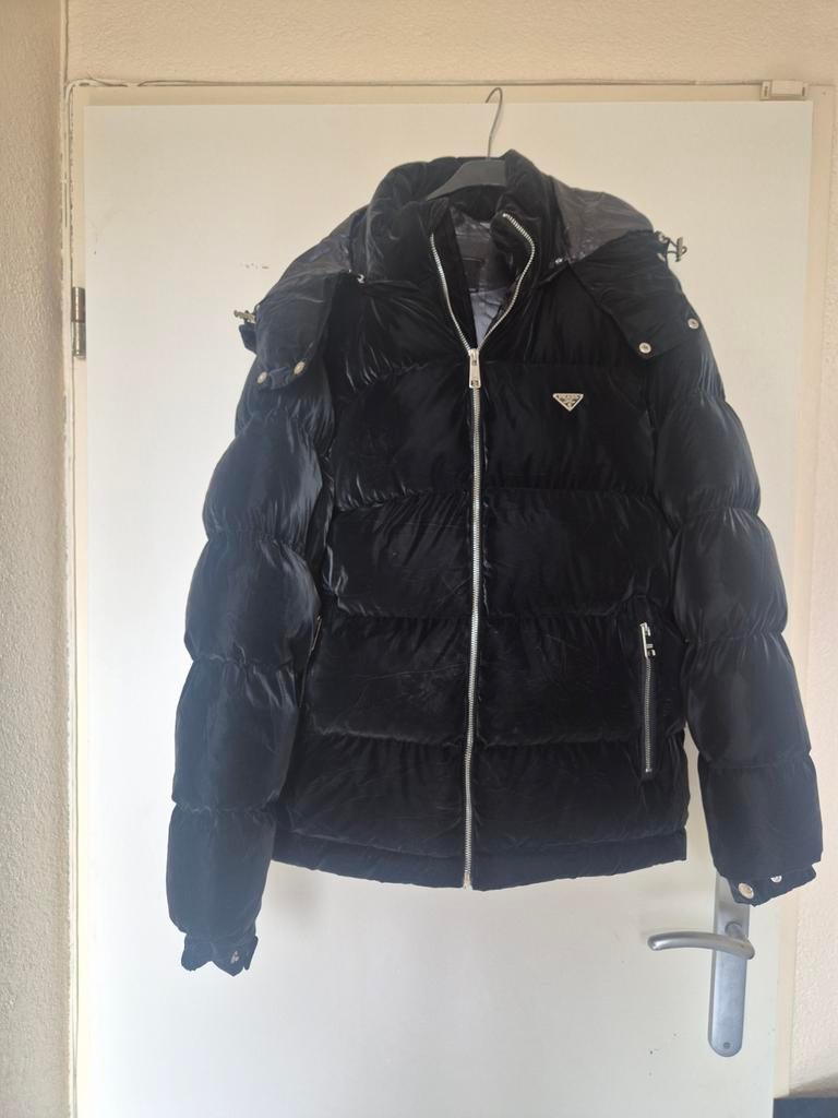 Prada jas, Kleding | Heren, Jassen | Winter, Ophalen of Verzenden, Zo goed als nieuw, Maat 48/50 (M), Zwart