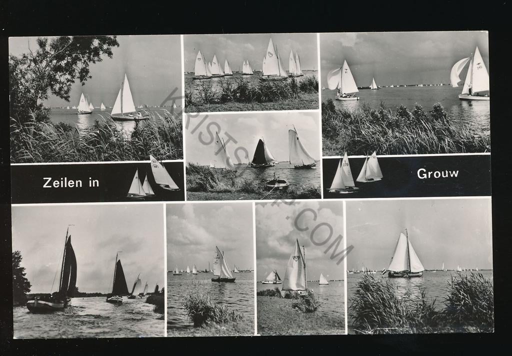 Grouw - Zeilen - meerluik - [003-5426, Verzenden, 1960 tot 1980, Ongelopen, Friesland