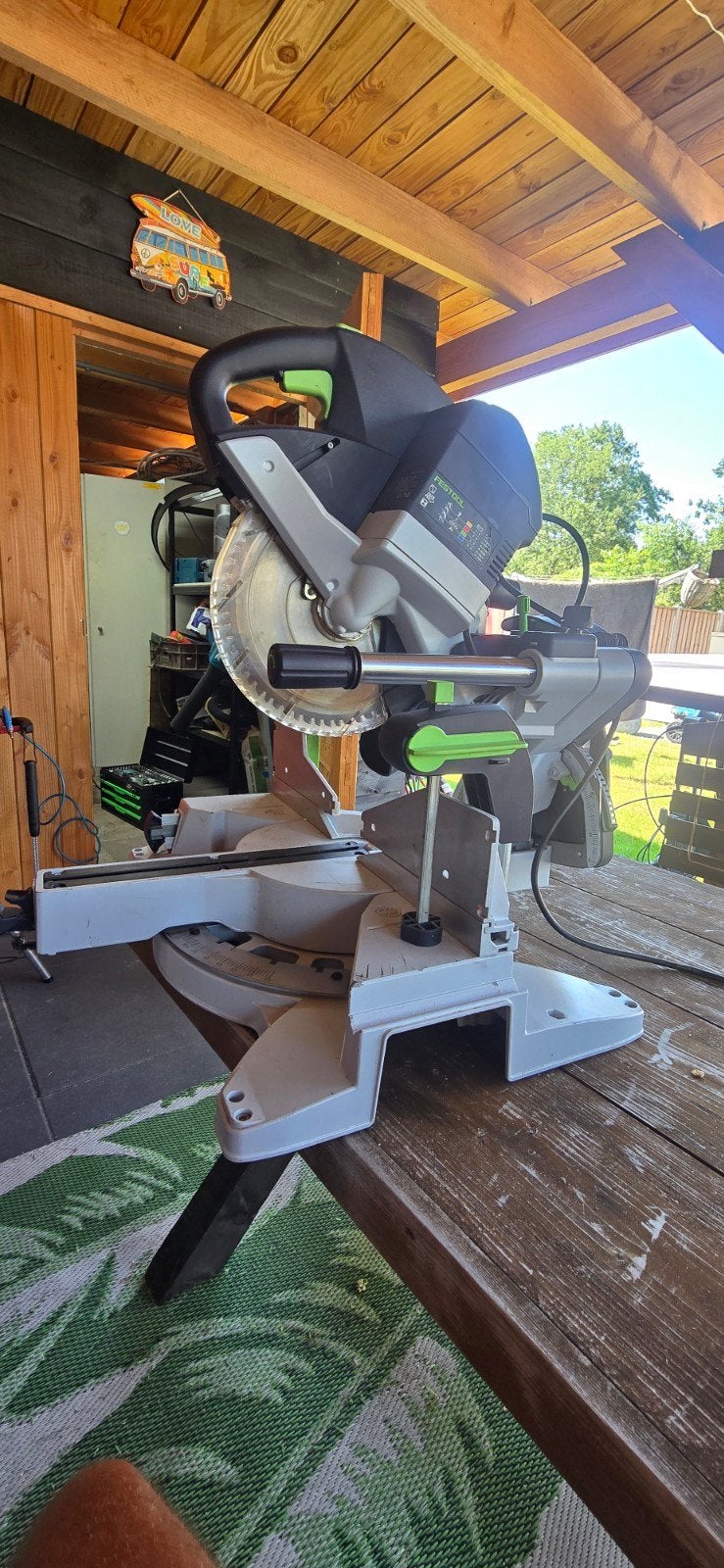 Festool Kapex KS 120 EB Afkortzaag - Krachtig en Nauwkeurig, Ophalen, Gebruikt, 70 mm of meer, Afkortzaag