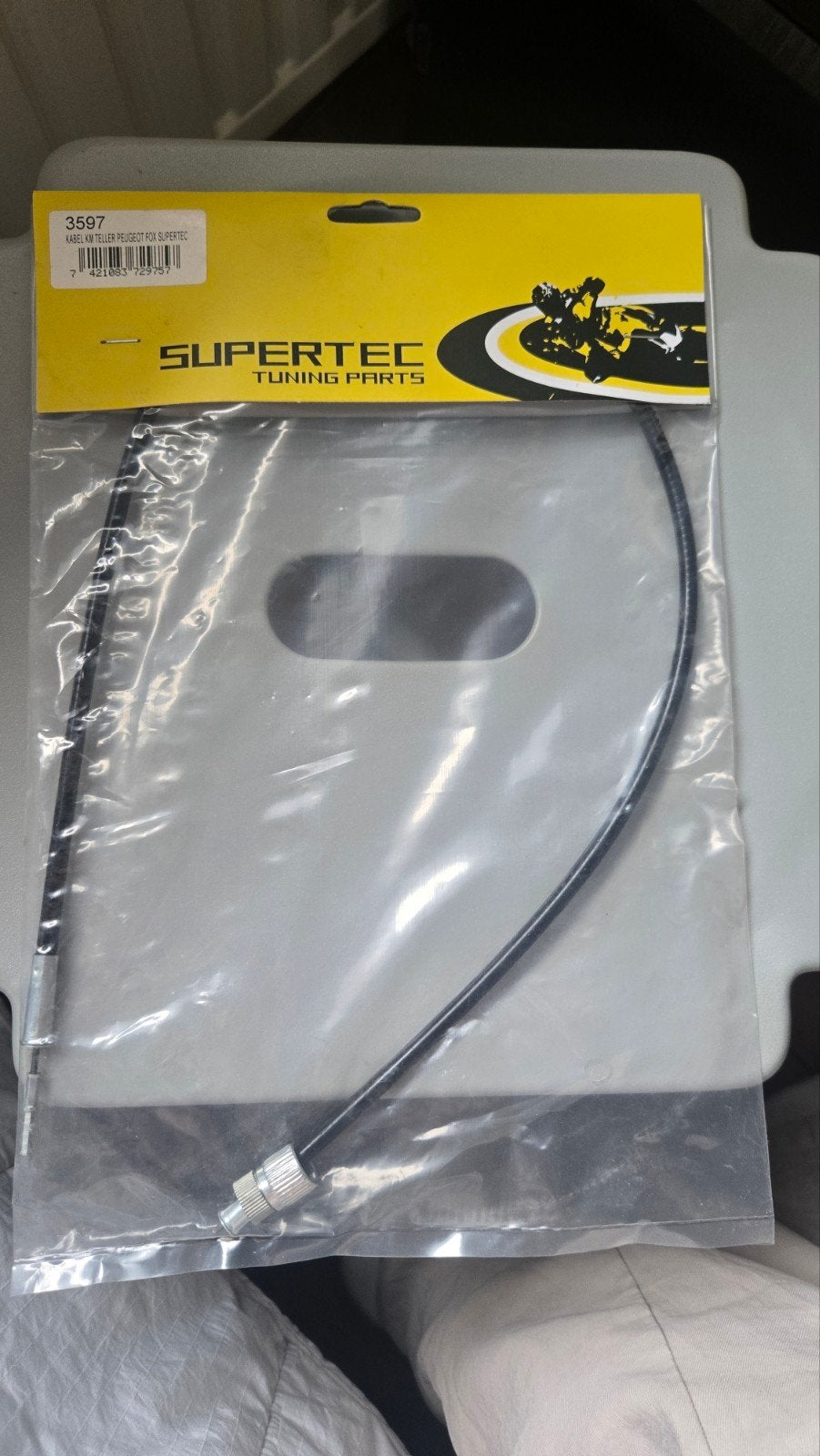 Nieuwe kilometertellerkabel voor Peugeot Fox - Supertec, Fietsen en Brommers, Brommeronderdelen | Algemeen, Ophalen of Verzenden