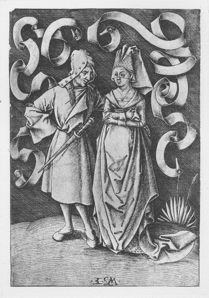 Israhel van Meckenem, 12 gravures, ooit ontstaan in 1495, Dagelijks leven, Ophalen of Verzenden, 29 cm, 1950 - 1999