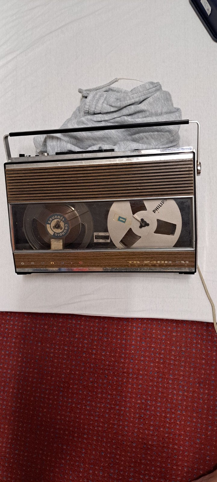 Grundig TK 2400 FM Bandrecorder met banden, Audio, Tv en Foto, Bandrecorders, Ophalen, Bandrecorder, Met banden