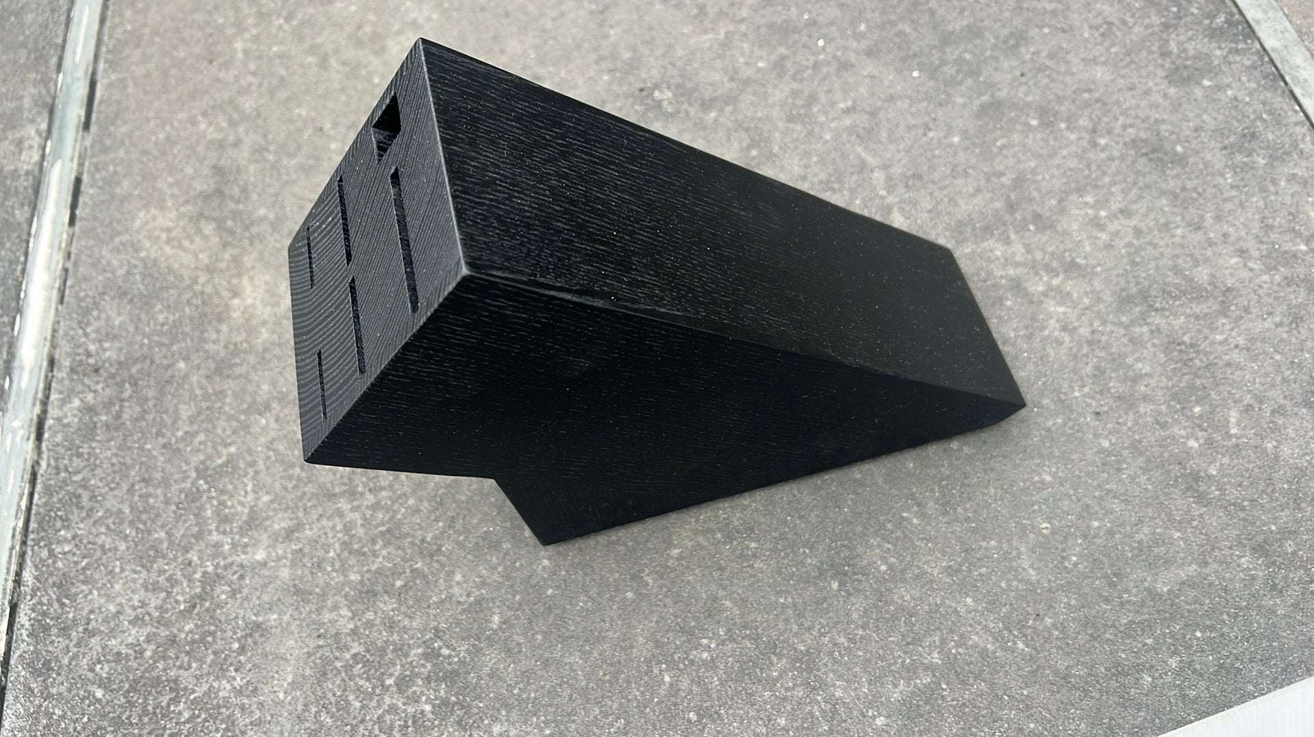 Zwart Messenblok Wüsthof, Ophalen, Overige typen, Hout, Nieuw