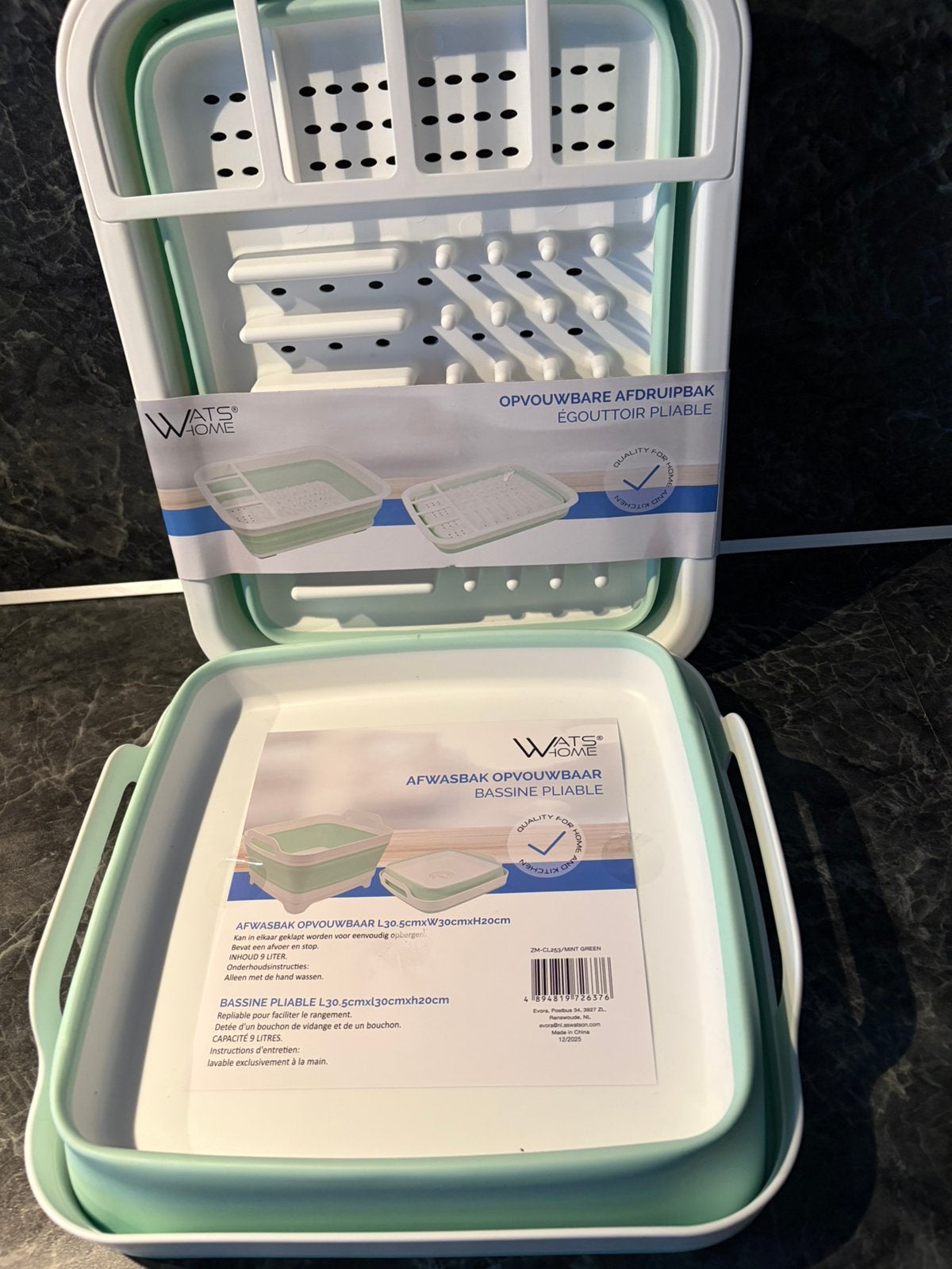 Afdruiprek/ afwasbak opvouwbare, Ophalen of Verzenden, Nieuw