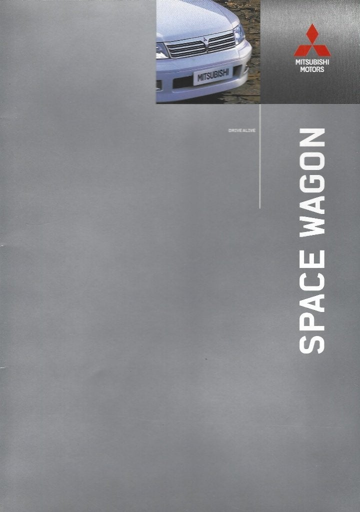 Brochure Mitsubishi Space Wagon 2003, Ophalen of Verzenden, Gelezen, Mitsubishi
