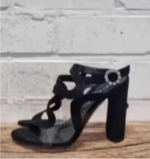 TIFFI - Prachtige suedeleren pumps maat 39 - Nieuw €165, Pumps, Zwart, TIFFI, Nieuw