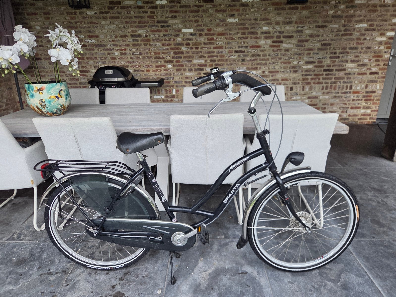 damesfiets Sparta 26 inch 4 versnelling, Ophalen, Sparta, Gebruikt, (Extra) lage instap