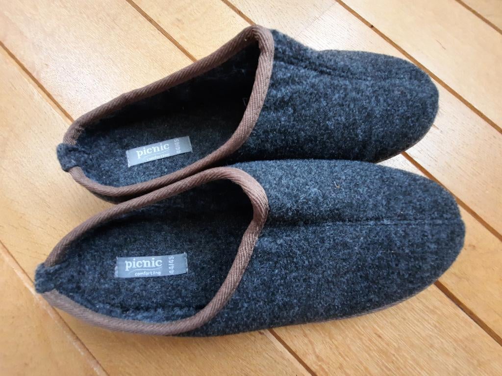 Picnic Comfort Line Heren sloffen grijs maat 44-45 - nieuw -, Overige kleuren, Nieuw, Ophalen of Verzenden, Pantoffels of Sloffen