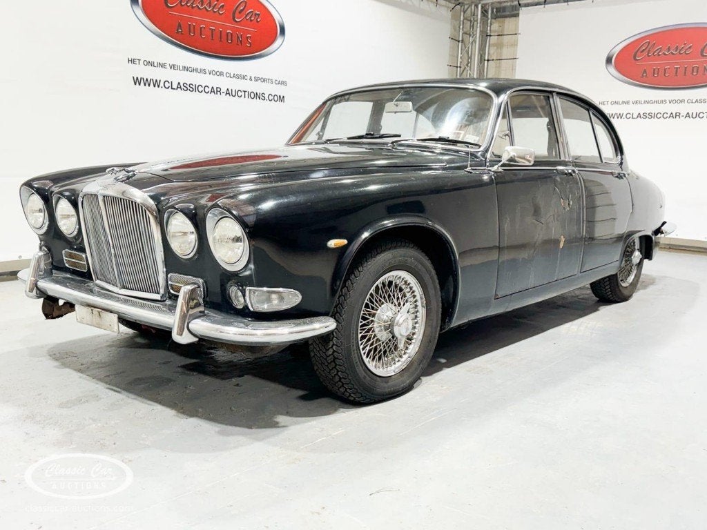 Jaguar 420   - ONLINE AUCTION, Auto's, Oldtimers, Zwart, Bedrijf, Handgeschakeld, Jaguar