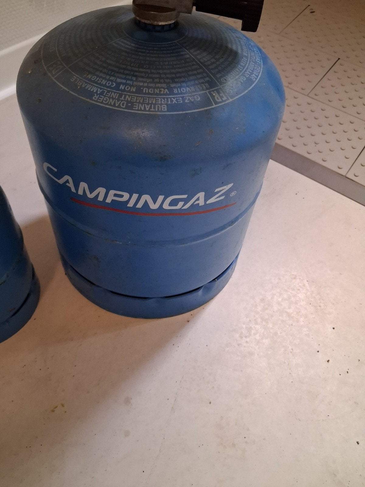 Campingaz gasbrander met gasfles, Caravans en Kamperen, Ophalen, Gebruikt