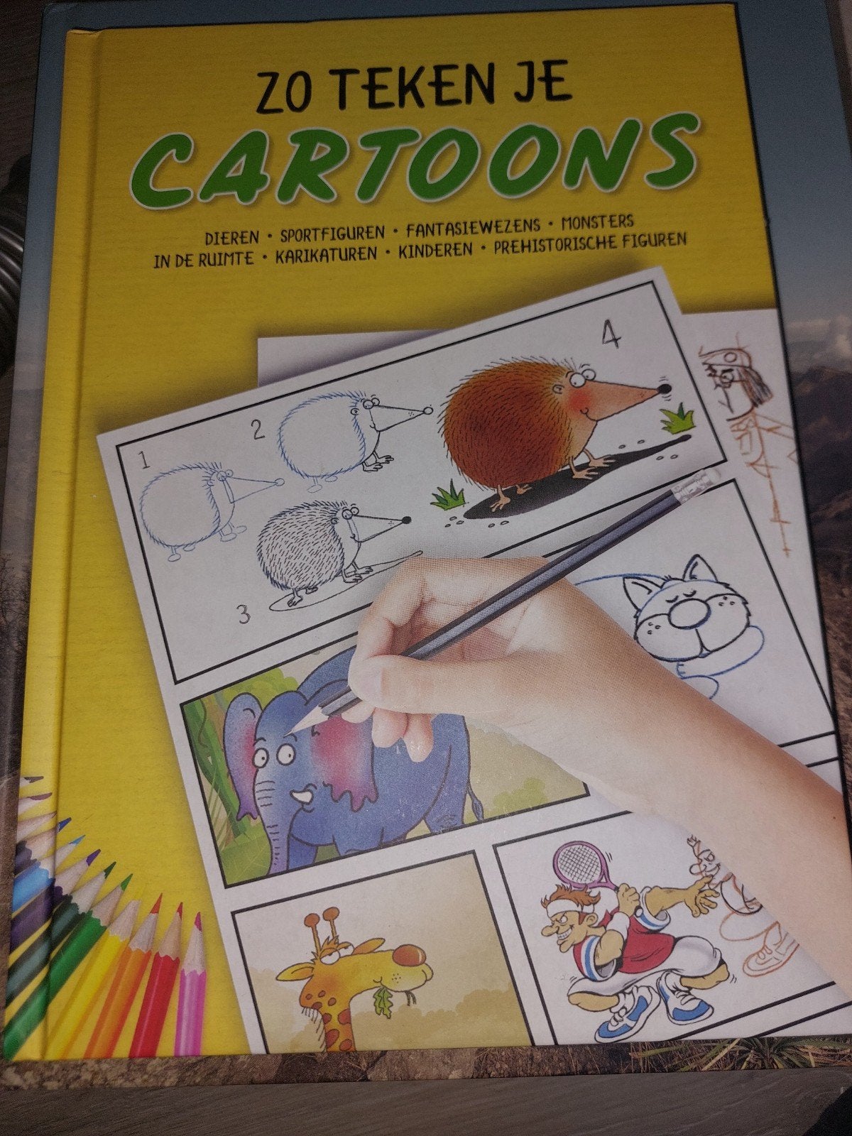 Zo Teken Je Cartoons - Leer Dieren, Monsters & Meer Tekenen, Ophalen of Verzenden, Zo goed als nieuw, Boek of Gids