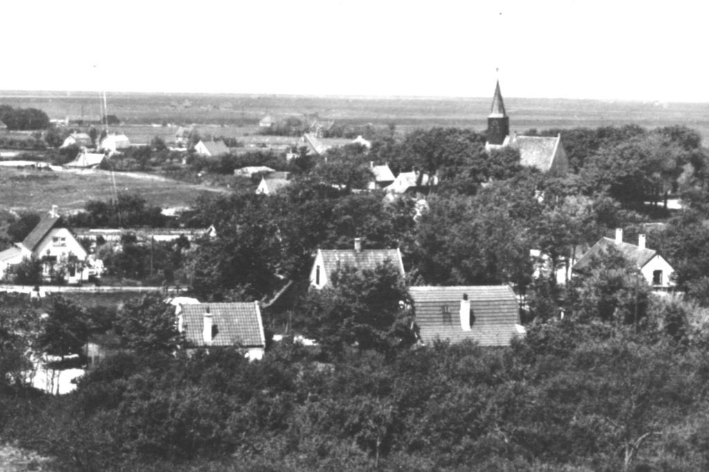 968608 Groet Panorama 1959 Gelopen met postzegel, Ophalen of Verzenden, 1940 tot 1960, Gelopen, Noord-Holland