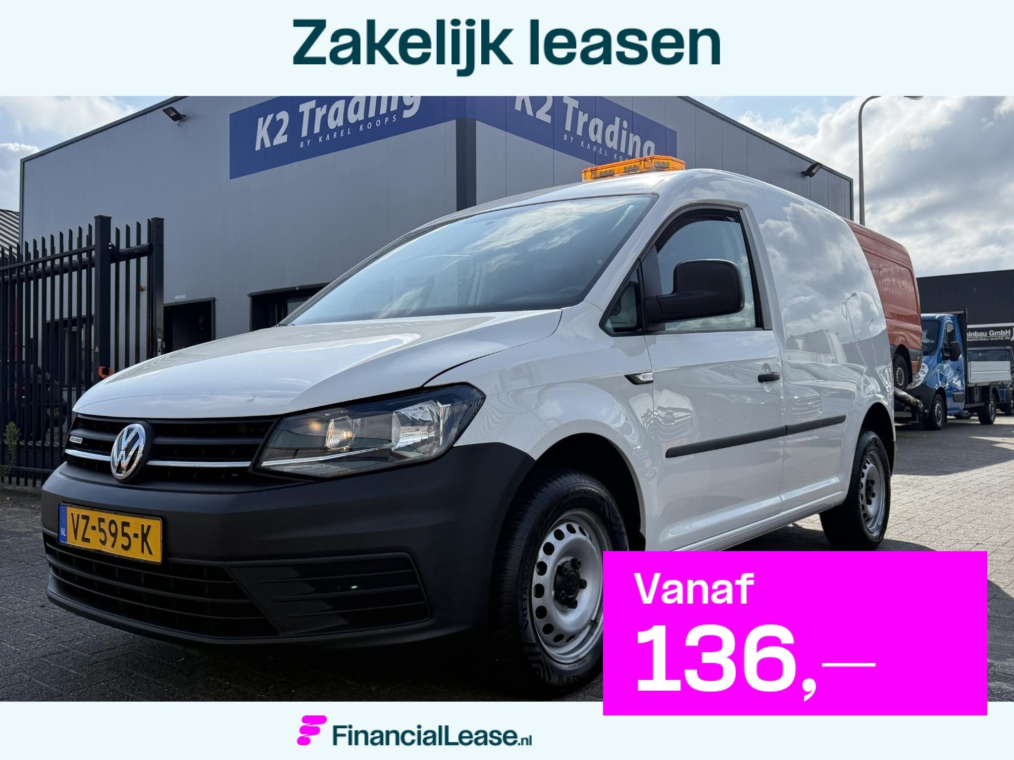 Volkswagen Caddy 1.4 TGI L1H1 EcoFuel Trendline AARDGAS META, Voorwielaandrijving, Gebruikt, 4 cilinders, Volkswagen