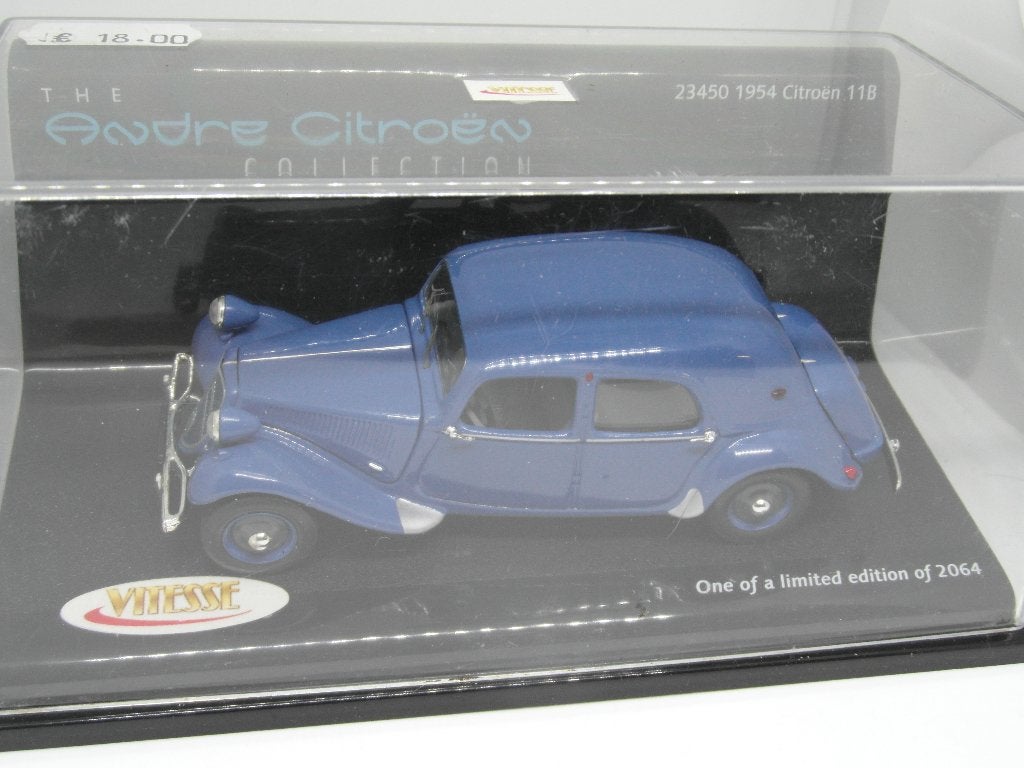 Citroen Traction Avant 11B  1954  Bleu d' Islande  Vitesse, Ophalen of Verzenden, Zo goed als nieuw, Auto, Overige merken