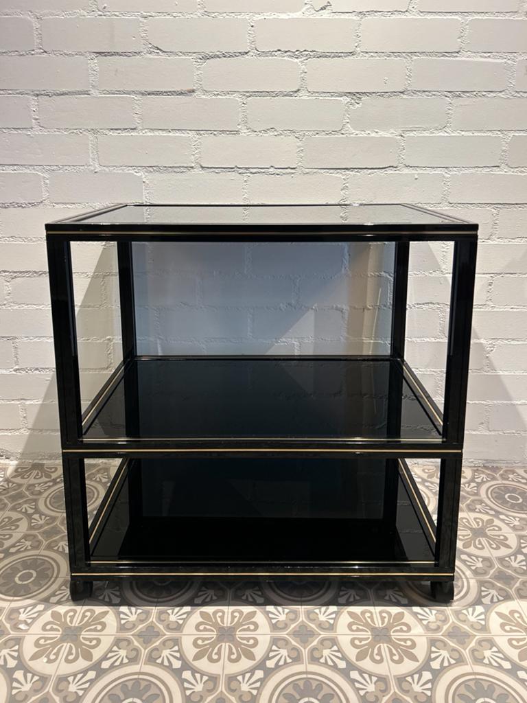 Pierre Vandel bijzettafel, Ophalen, Gebruikt, Glas, 75 cm of meer