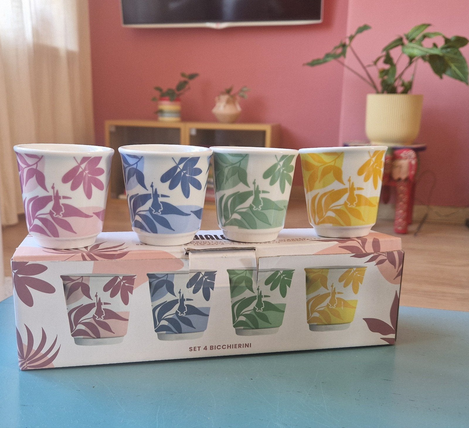 Bialetti Romantic Wild espressokopjes, Ophalen of Verzenden, Nieuw, Overige stijlen