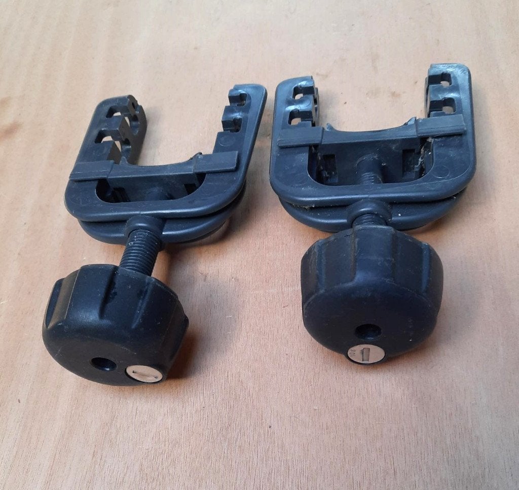 Twinny Load  zwarte kunststof crank klemmen zonder sleutels, Auto diversen, Fietsendragers, Elektrische fiets, Ophalen of Verzenden