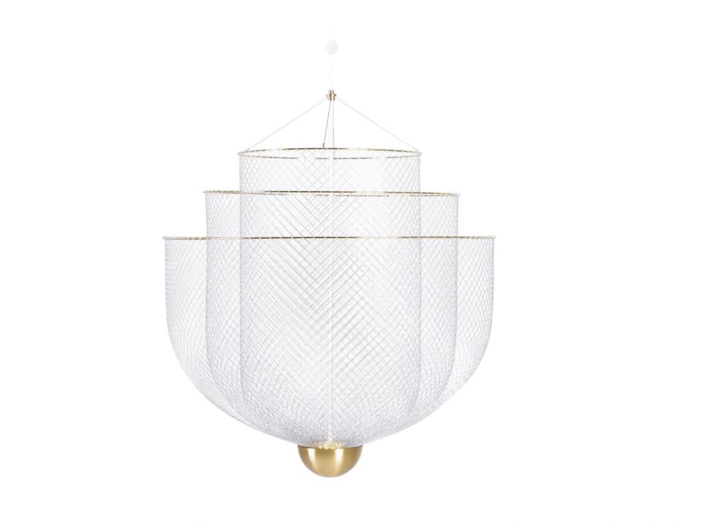 Moooi OLD- Meshmatics Chandelier hanglamp 58 small €2756 nu, Moooi, Moooi, Nieuw, Ophalen of Verzenden