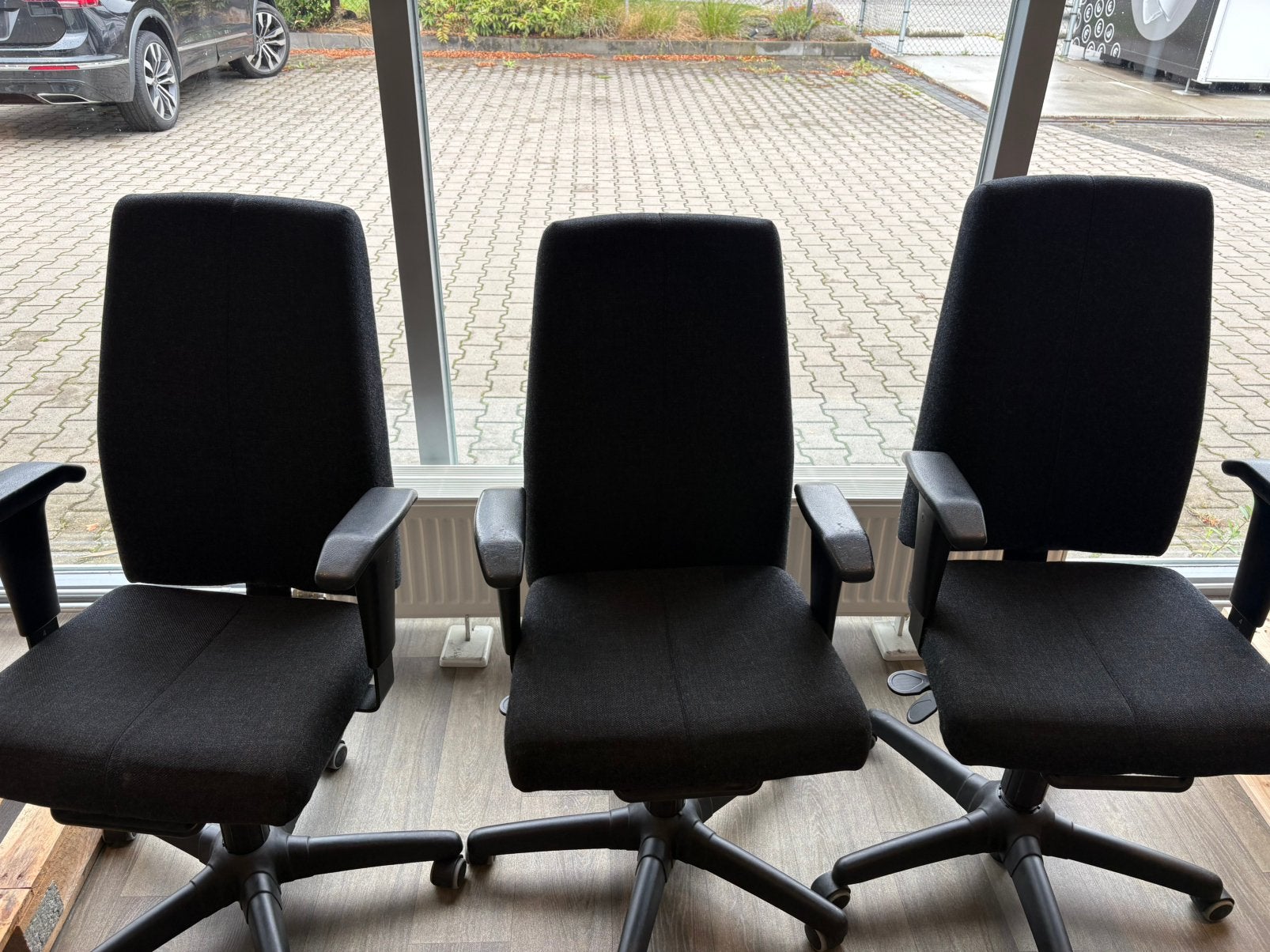 3 stuks Ikea Operativ bureaustoelen, Ophalen, Zo goed als nieuw, Grijs, Bureaustoel