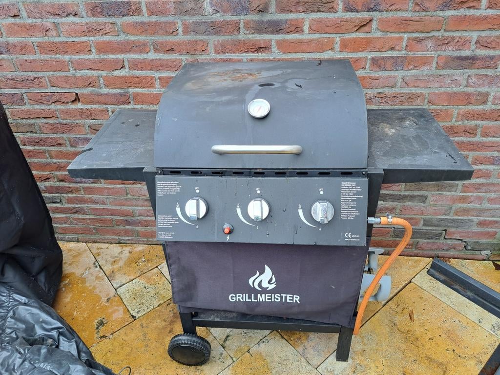 BBQ gas met hoes en gasfles *Gasbarbecue*, Ophalen, Gebruikt