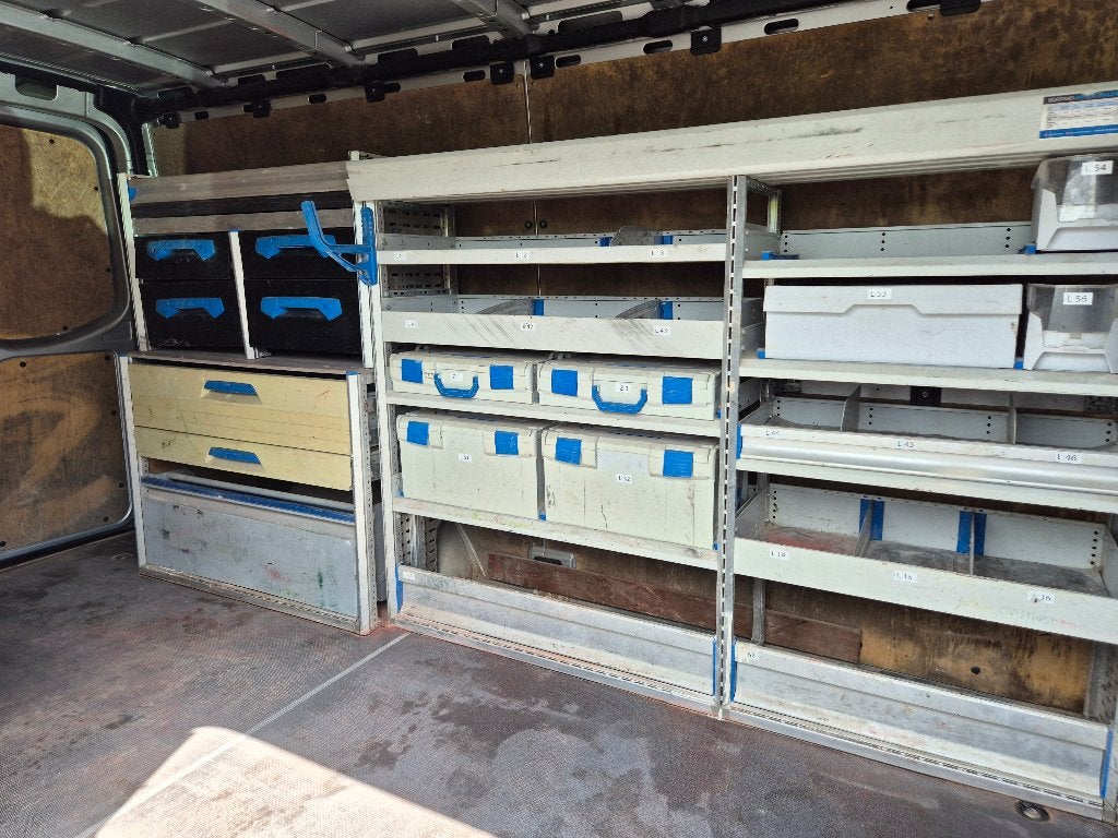 Sortimo bedrijfswagen inrichting kast, Ophalen