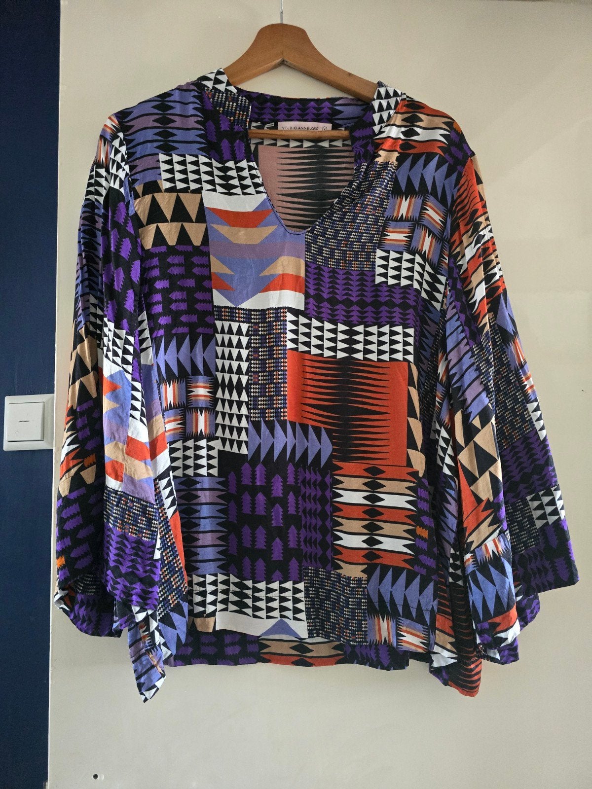 Prachtige blouse M Studio Anneloes, Maat 38/40 (M), Studio Anneloes, Meerkleurig, Ophalen of Verzenden