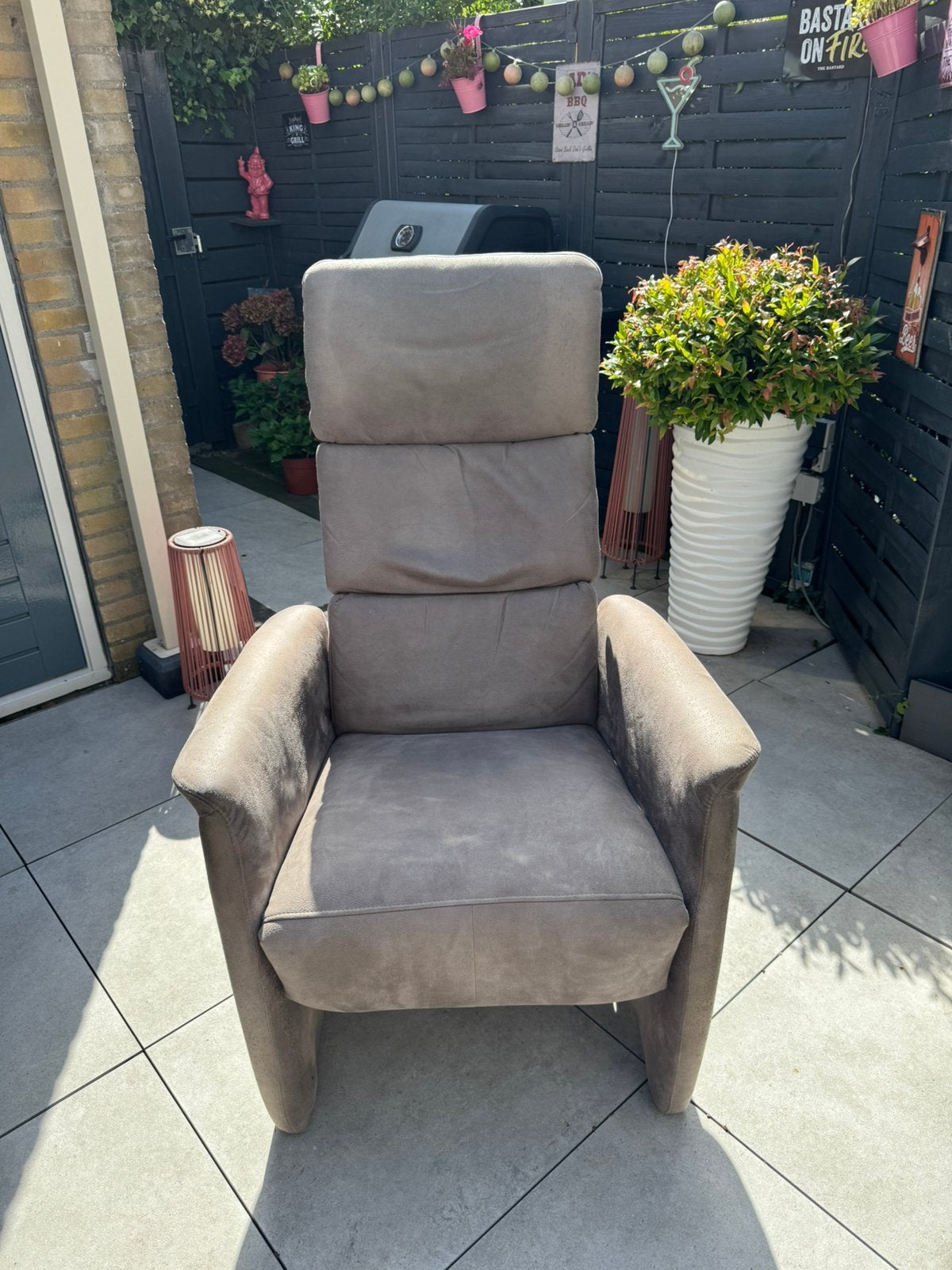 Mooie relax fauteuil, Ophalen of Verzenden, Zo goed als nieuw, 50 tot 75 cm