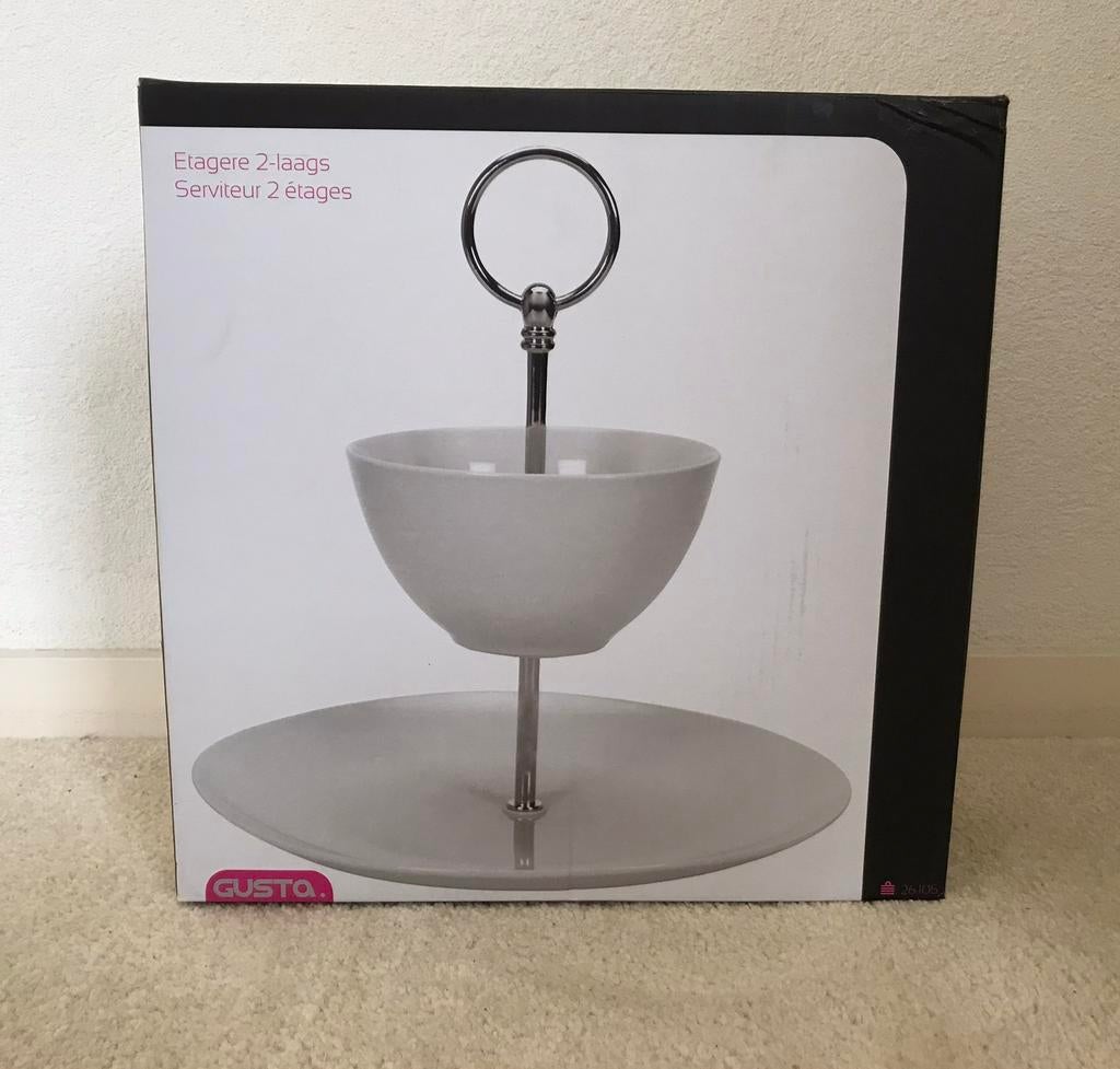 Nieuw - witte etagere van het merk Gusta, Ophalen, Nieuw