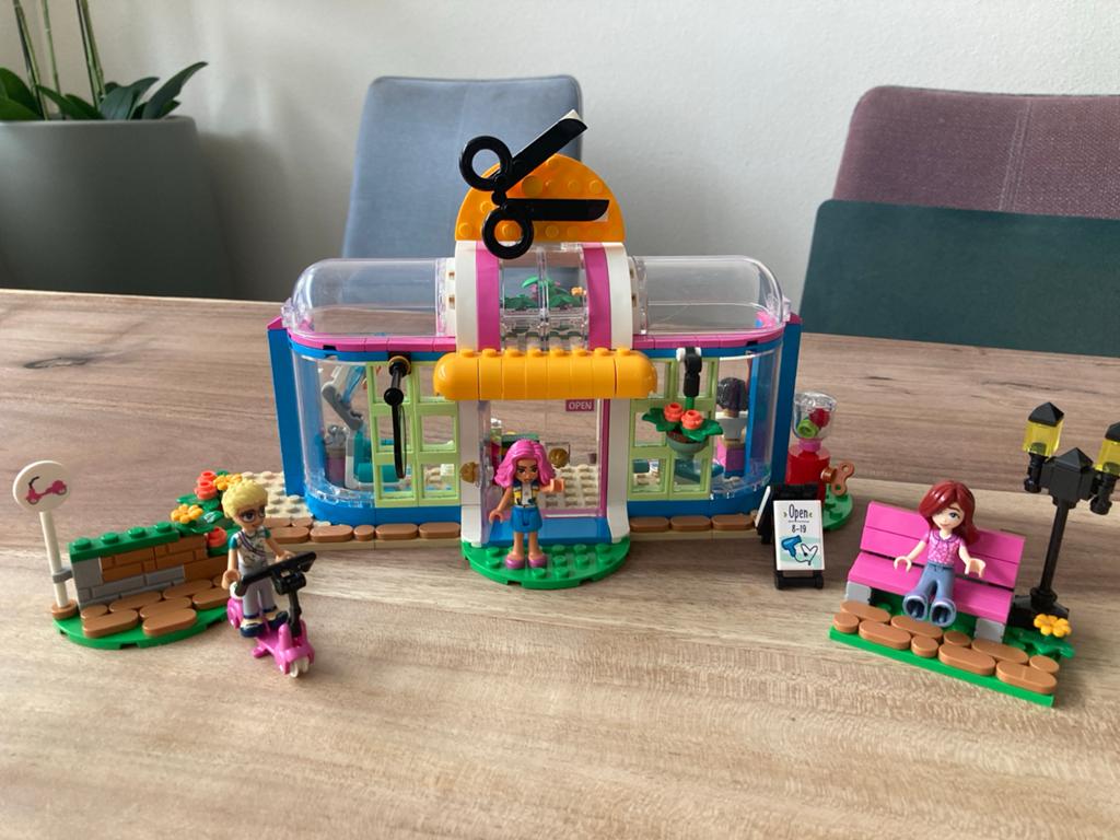 Lego Friends 41743 Kapsalon - Zo goed als nieuw, Ophalen of Verzenden, Zo goed als nieuw