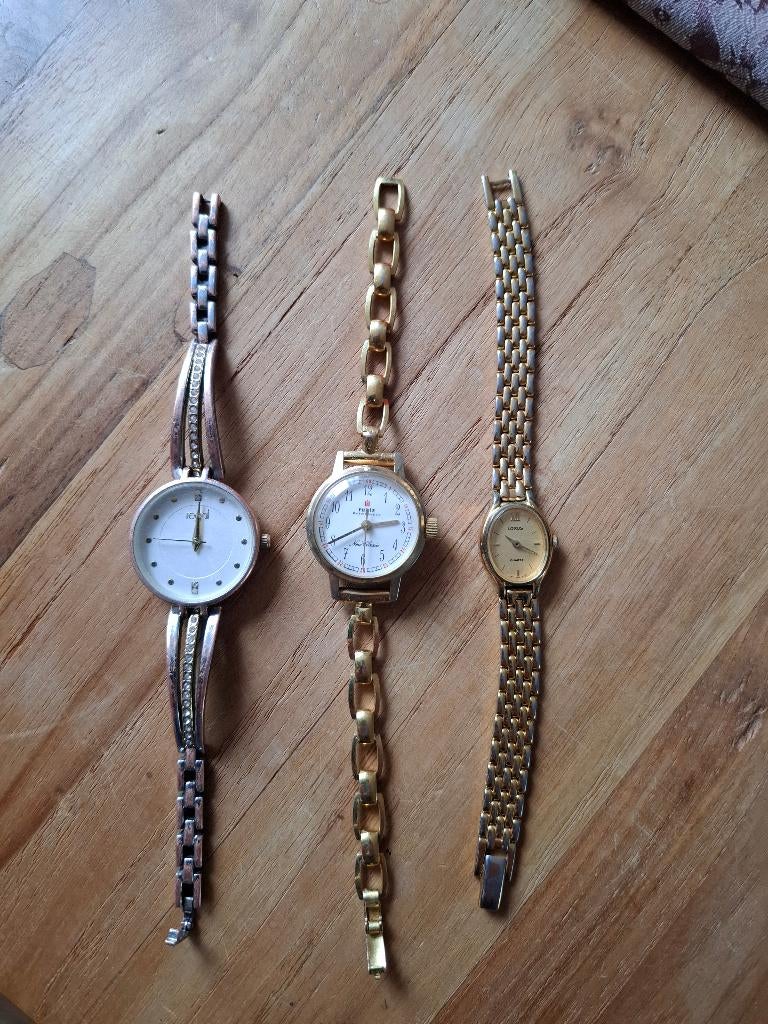 Dameshorloges, Sieraden, Tassen en Uiterlijk, Horloges | Dames, Overige merken, Staal, Gebruikt, Staal