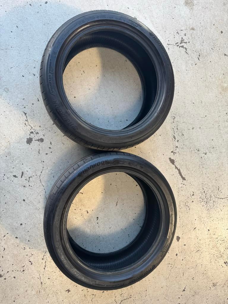 Hankook Ventus Prime 4 zomerset 215/45 R17, Ophalen of Verzenden, Gebruikt