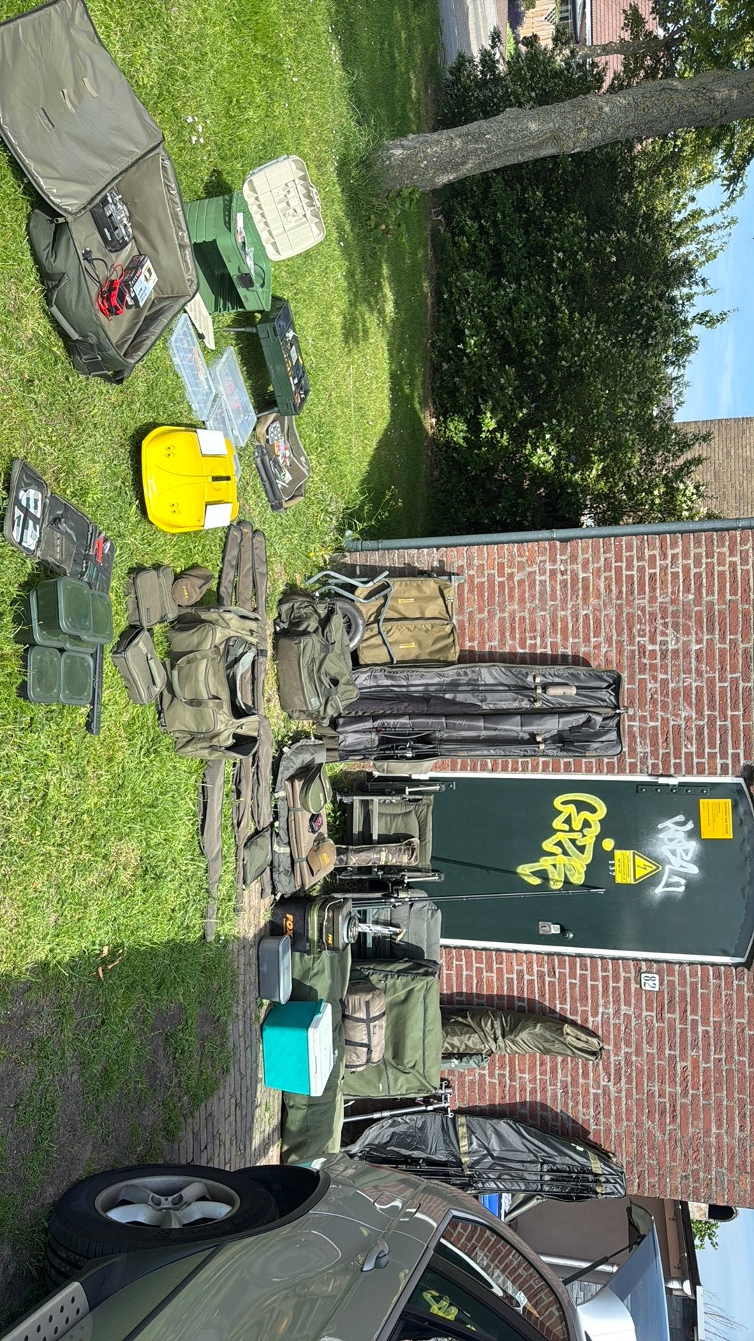 *** 2 Comlete Karper sets Fox + 1 Voerboot ***, Ophalen of Verzenden, Gebruikt, Complete set